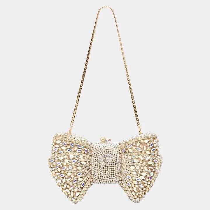Isabella Ribbon Shaped Clutch Bag