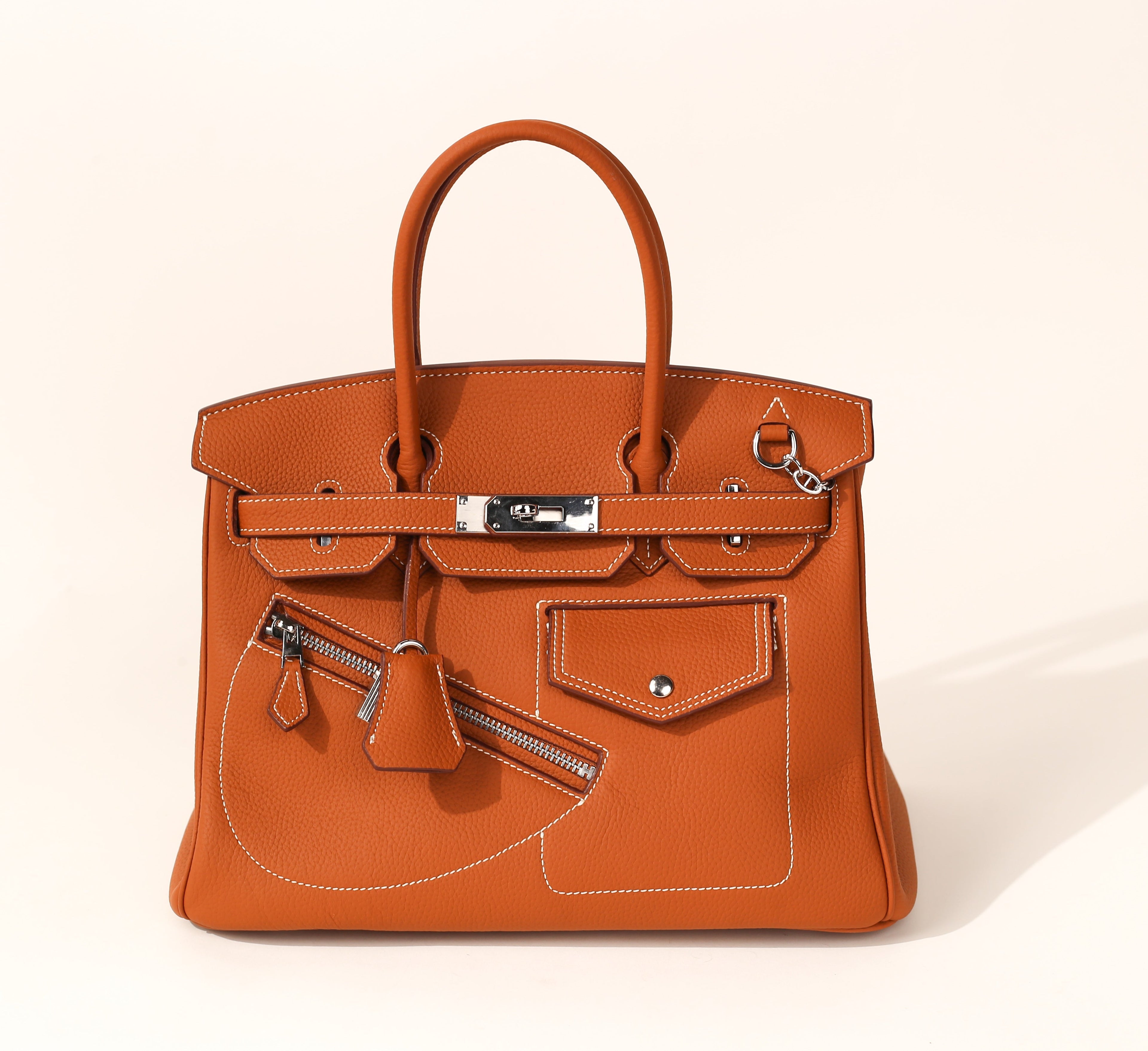 Alexandra Handbag Pure Togo Leather