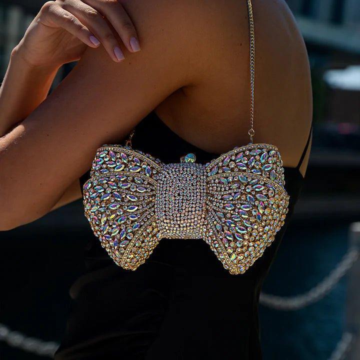Isabella Ribbon Shaped Clutch Bag