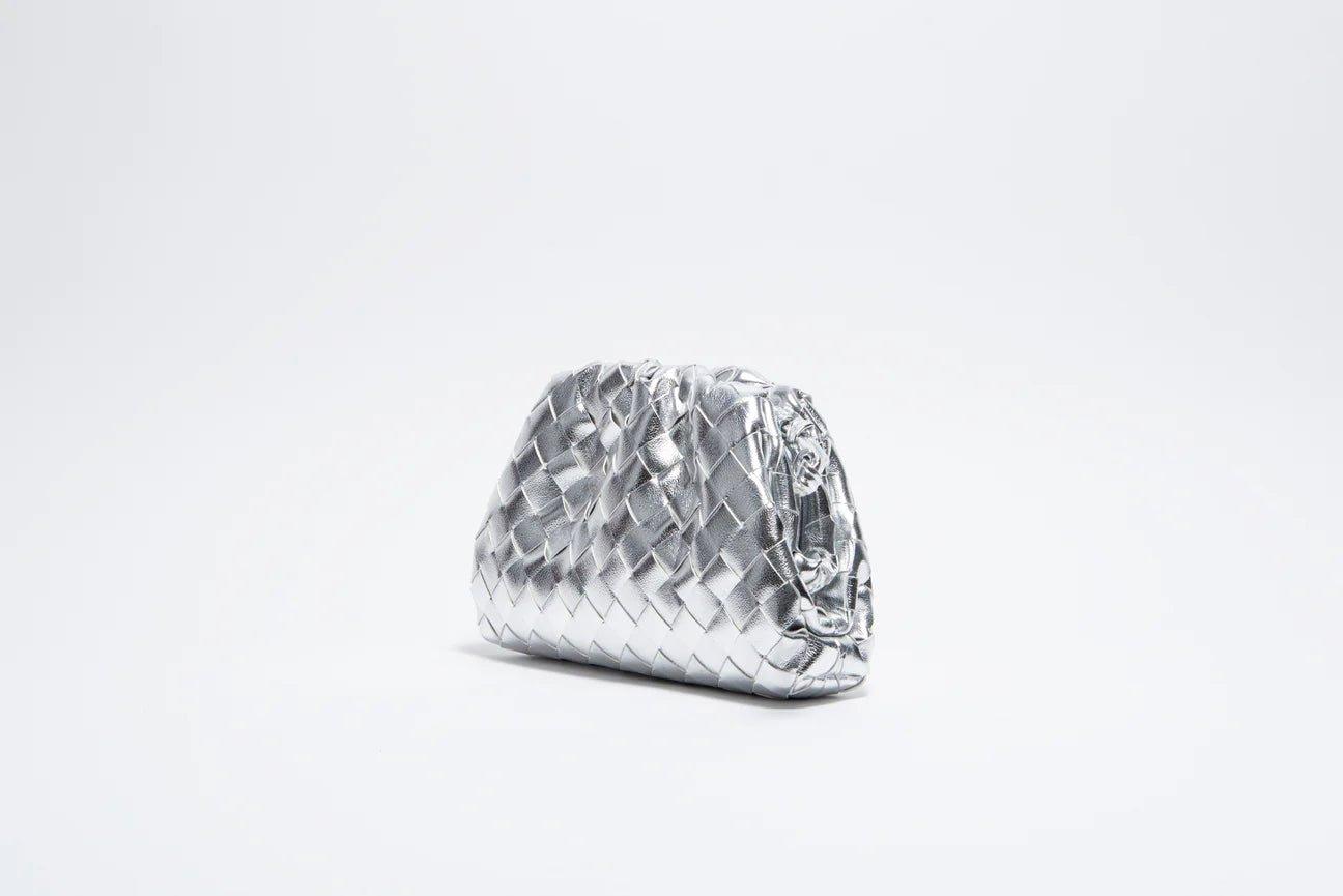 Donna Clutch Bag in Pure Leather