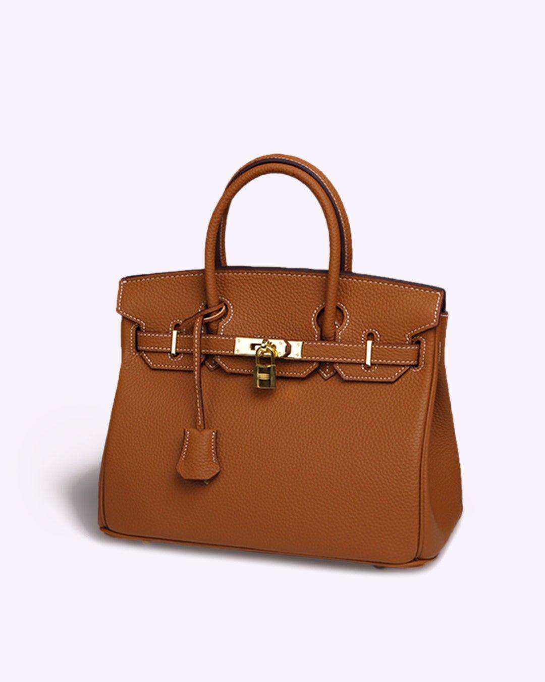 Mia Handbag in Pure Leather (20cm)