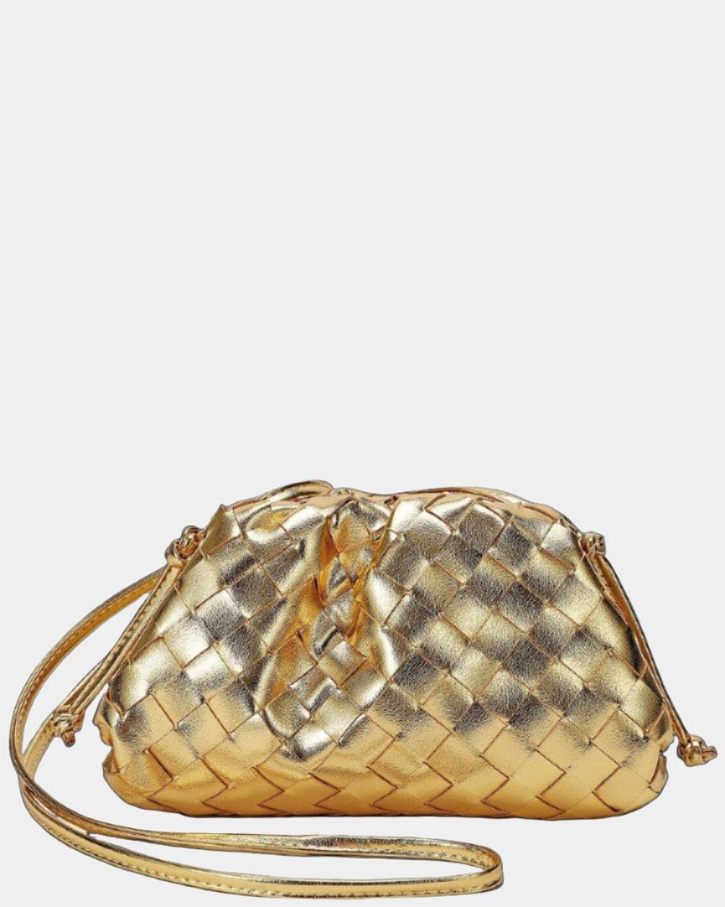 Donna Clutch Bag in Pure Leather