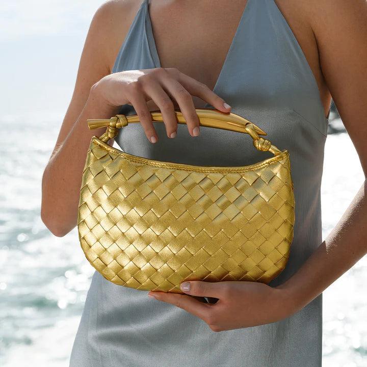 Cecily Gold in Pure Leather