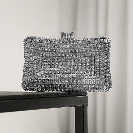Aria Diamonds Clutch Bag