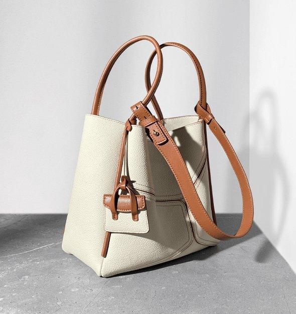 The Becca Tote Bag in Vegan Leather