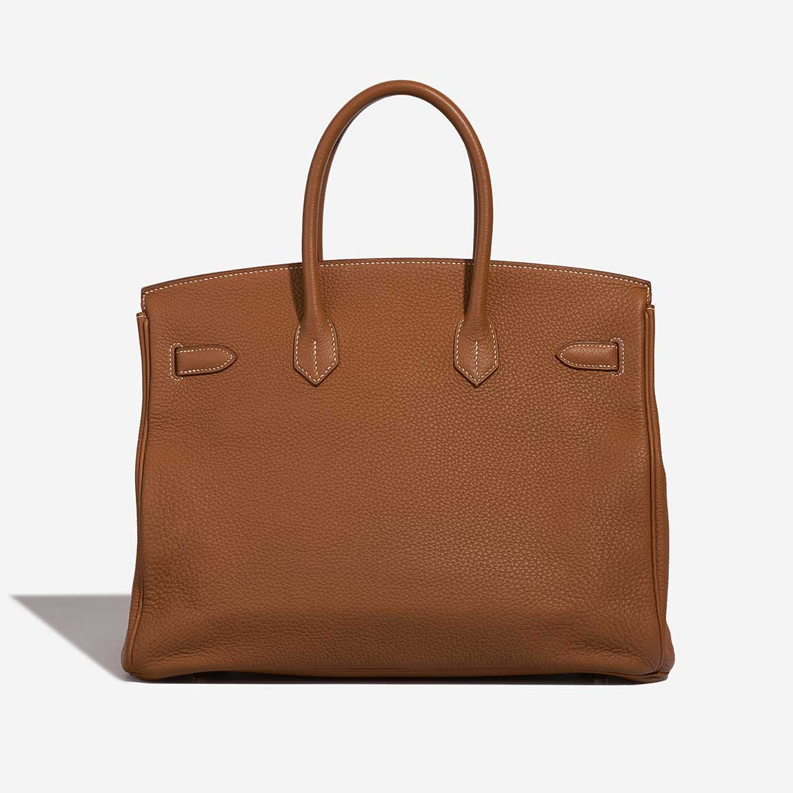 Mia Handbag in Pure Togo Leather with Gold Hardware (30cm)