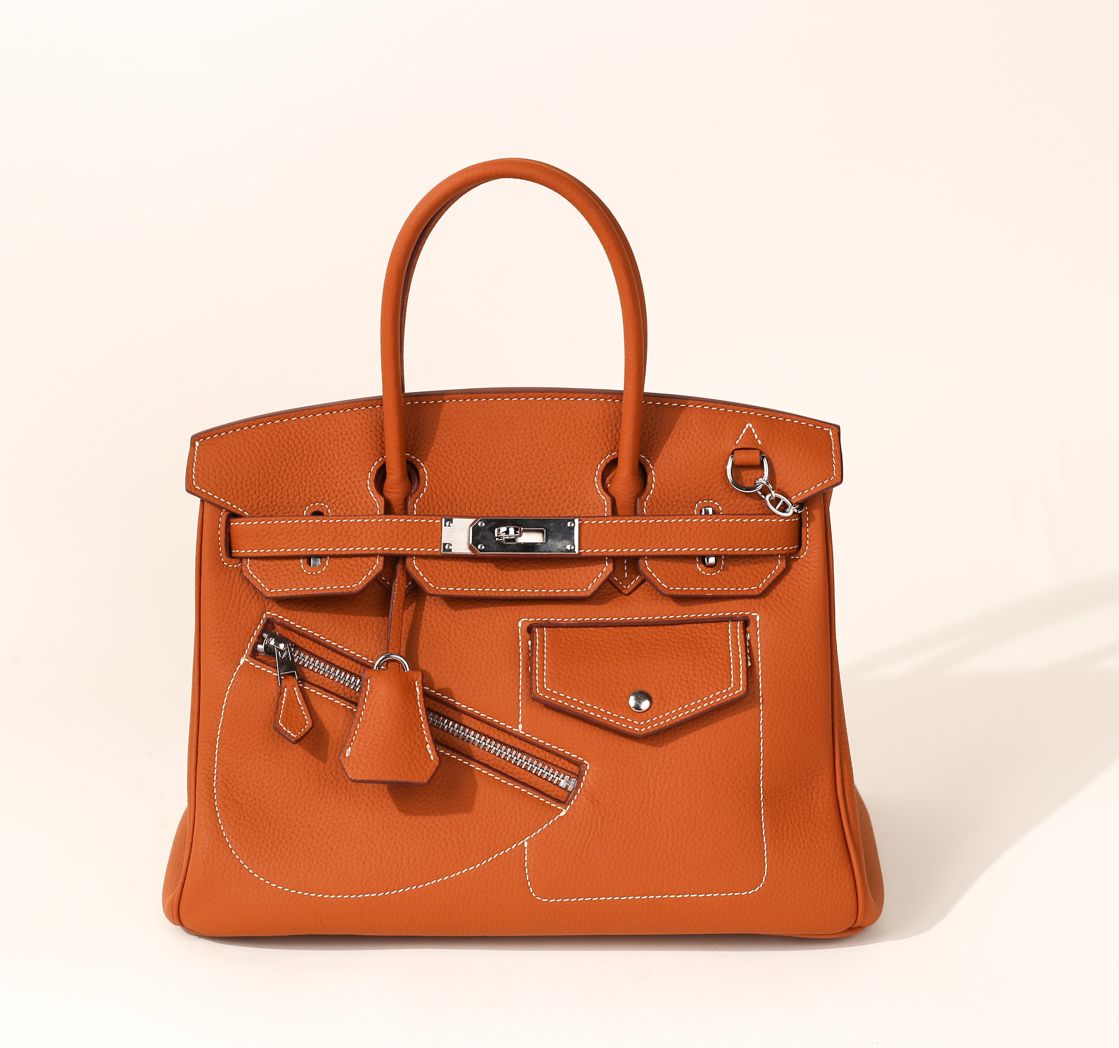 Alexandra Handbag Pure Togo Leather