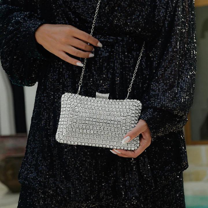 Aria Diamonds Clutch Bag