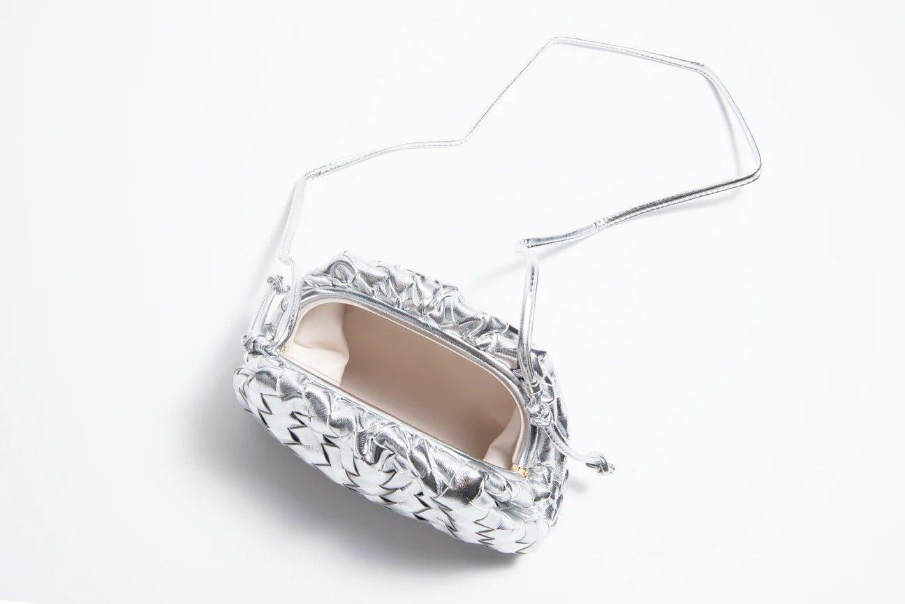 Donna Clutch Bag in Pure Leather
