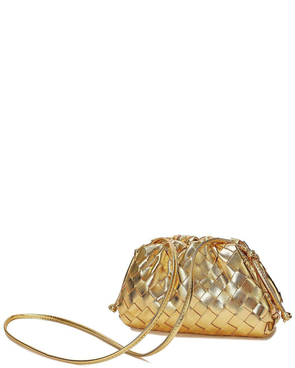 Donna Clutch Bag in Pure Leather
