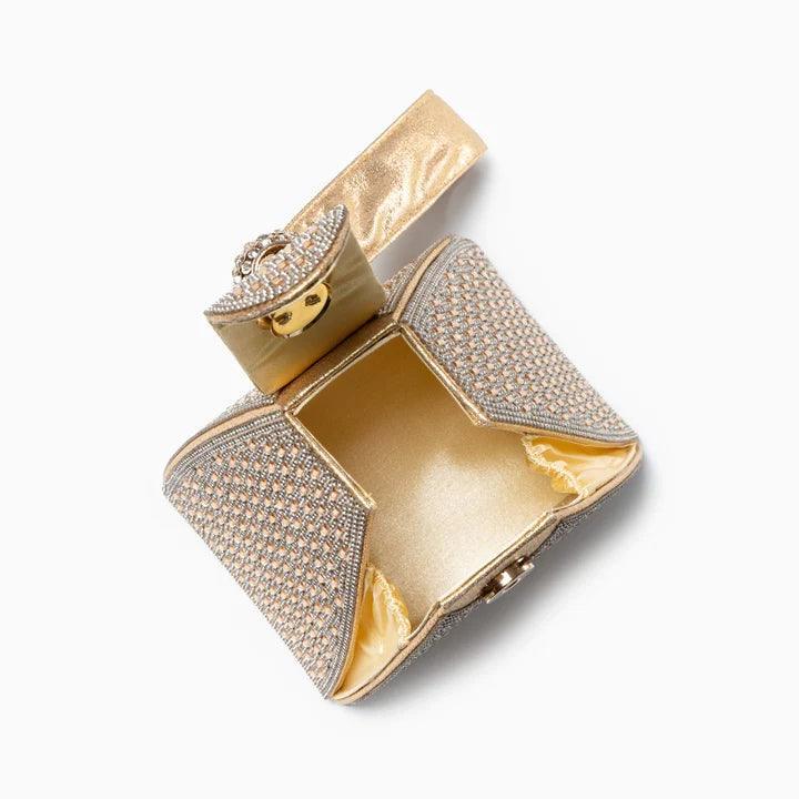 Claire Crystal Pyramid Handbag