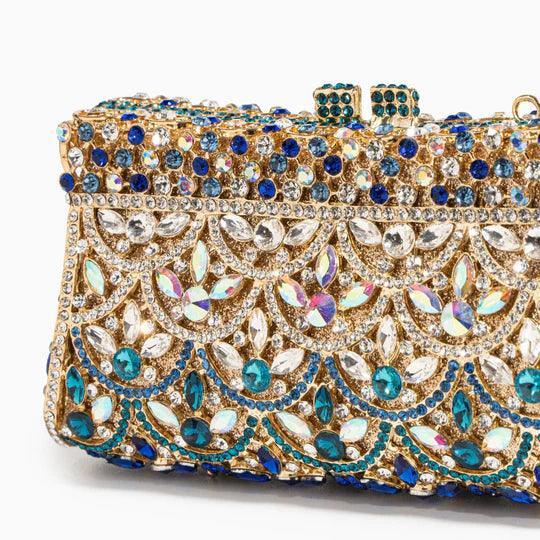 Aubrielle Diamond-Encrusted Clutch Bag