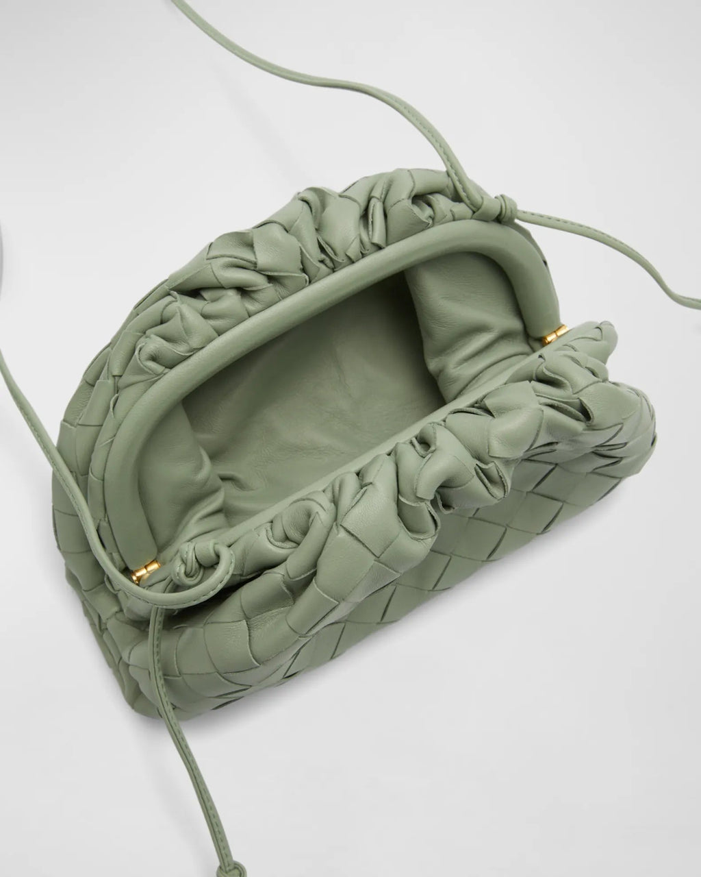 Donna Clutch Bag in Pure Leather