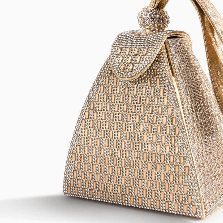 Claire Crystal Pyramid Handbag