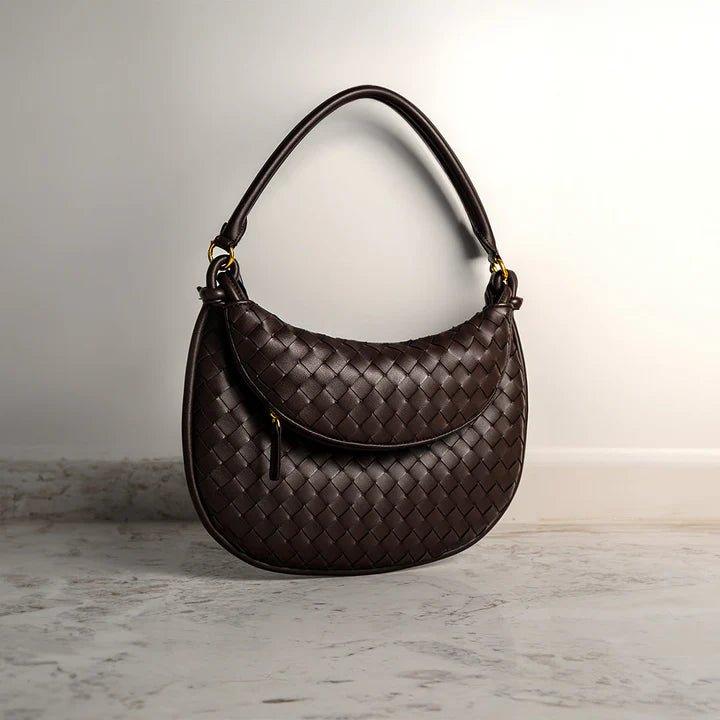 Emily Shoulder Bag in Pure Leather