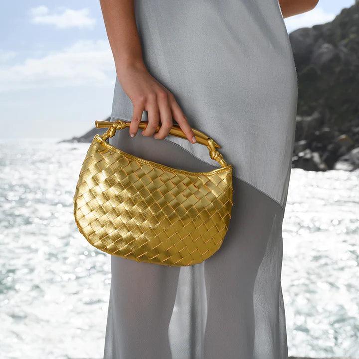 Cecily Gold in Pure Leather
